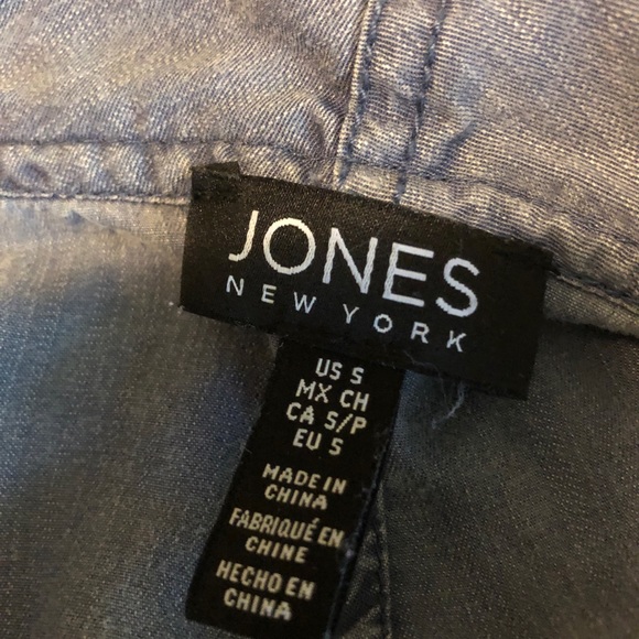 Jones New York lightweight transitional jacket rusched sleeves - Picture 5 of 11